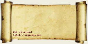 Jana Stojaković vizit kartica